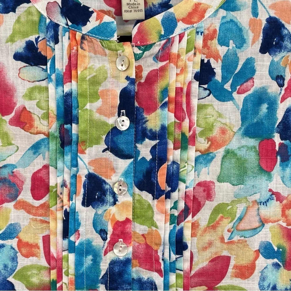 Appleseed's Floral 100% Cotton Shirt - Picture 3 of 10